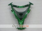 Einspritz-Verkleidungssatz für NINJA ZX-10R 08-10 - Grün, Schwarz - Flame #OYO87906100