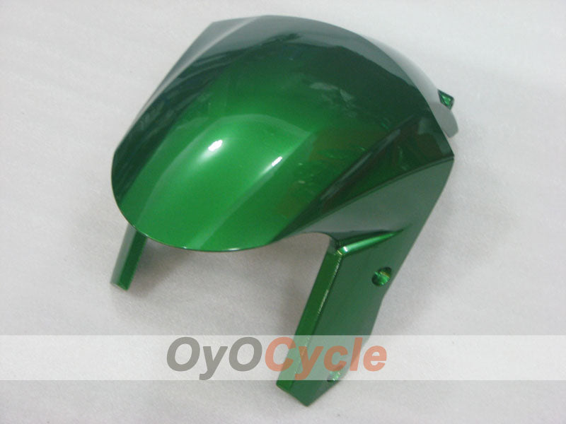 Einspritz-Verkleidungssatz für NINJA ZX-10R 08-10 - Grün, Schwarz - Flame #OYO87906100