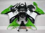 Einspritz-Verkleidungssatz für NINJA ZX-10R 08-10 - Grün, Weiß, Schwarz - Werksstil #OYO87906101