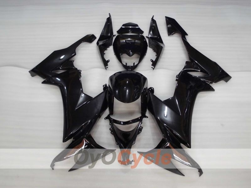 Einspritz-Verkleidungssatz für NINJA ZX-10R 08-10 - Grün, Schwarz - Flame #OYO87906102 Zweitbild