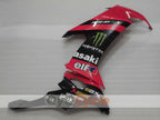 Einspritz-Verkleidungssatz für NINJA ZX-10R 08-10 - Rot, Schwarz - Monster #OYO87906103