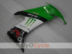 Einspritz-Verkleidungssatz für NINJA ZX-10R 08-10 - Grün, Weiß, Schwarz - Monster #OYO87906104