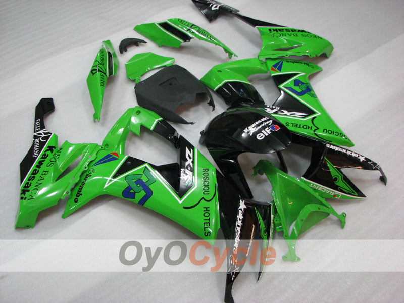 Einspritzverkleidungssatz für NINJA ZX-10R 08-10 - Grün, Schwarz - Customize #OYO87906105 Hauptbild