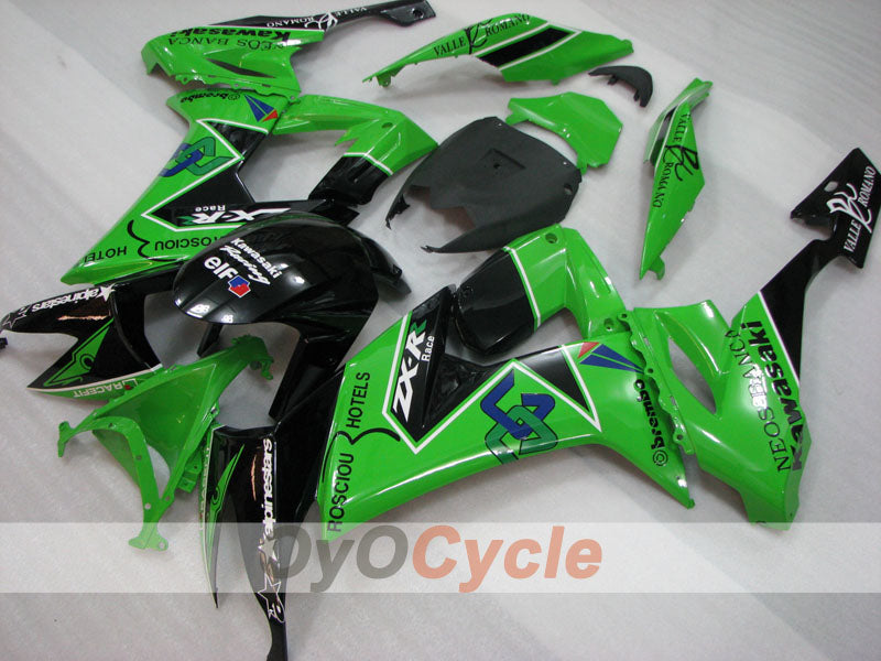 Einspritzverkleidungssatz für NINJA ZX-10R 08-10 - Grün, Schwarz - Customize #OYO87906105