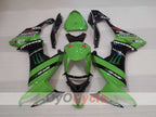 Einspritzverkleidungssatz für NINJA ZX-10R 08-10 - Grün, Schwarz - Monster #OYO87906106