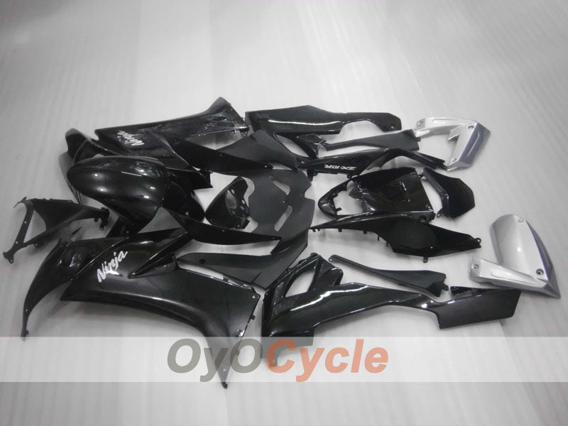 Einspritzverkleidungssatz für NINJA ZX-10R 08-10 - Schwarz - Werksdesign #OYO87906111