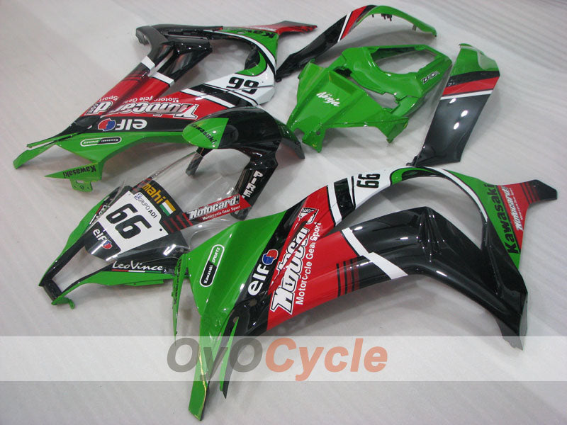 Einspritzverkleidungssatz für NINJA ZX-10R 11-15 - Grün, Schwarz - Werksdesign #OYO87906114