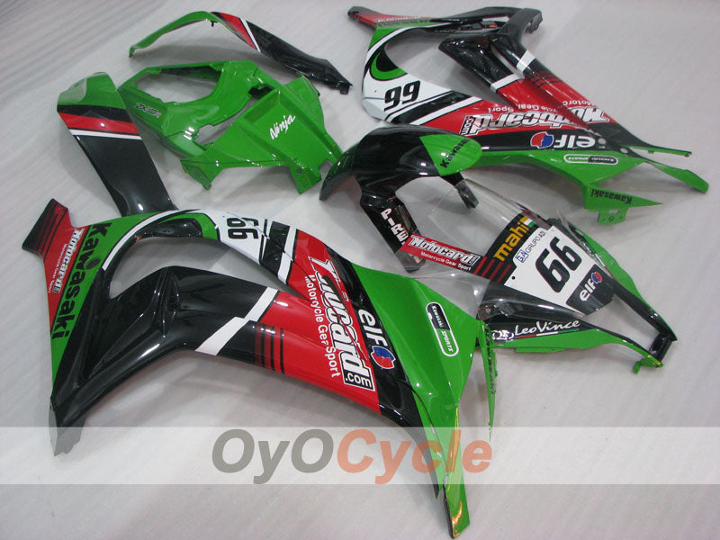 Einspritzverkleidungssatz für NINJA ZX-10R 11-15 - Grün, Schwarz - Werksdesign #OYO87906114 Hauptbild
