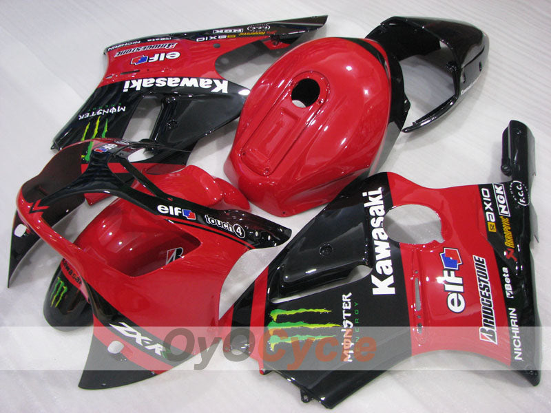 Einspritzverkleidungssatz für NINJA ZX-12R 00-01 - Rot, Schwarz - Monster #OYO87906115