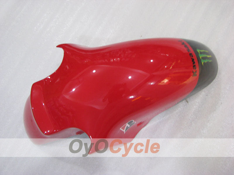 Einspritzverkleidungssatz für NINJA ZX-12R 00-01 - Rot, Schwarz - Monster #OYO87906115