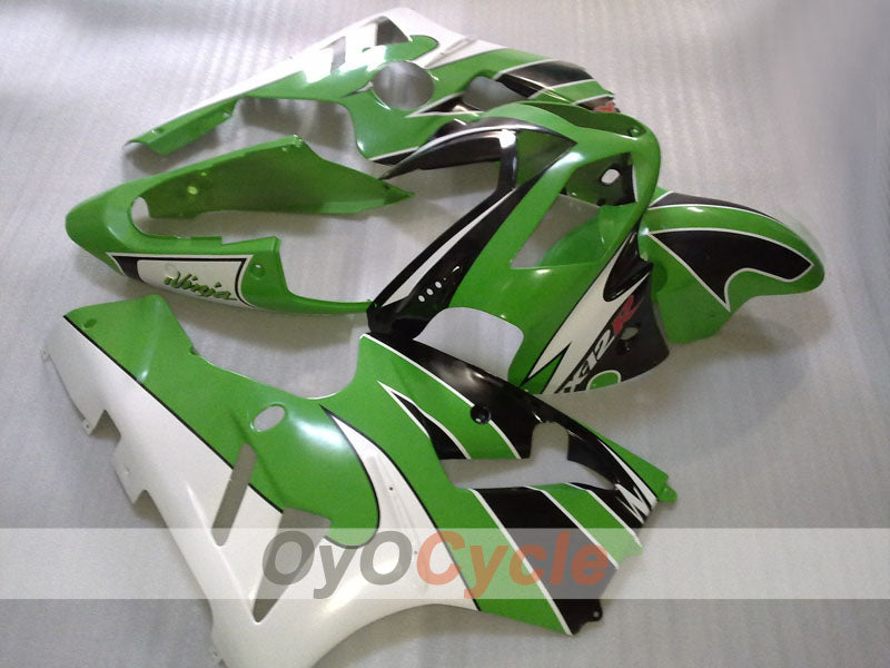 Spritzguss-Verkleidungskit für NINJA ZX-12R, 02-05 - Grün, Weiß, Schwarz - Werksstil #OYO87906118 Hauptbild