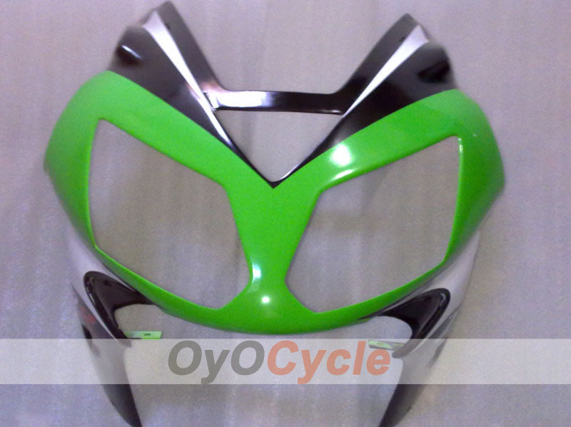 Spritzguss-Verkleidungskit für NINJA ZX-12R, 02-05 - Grün, Weiß, Schwarz - Werksstil #OYO87906118
