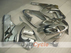 Spritzguss-Verkleidungskit für NINJA ZX-12R, 02-05 - Schwarz, Silber - Werksstil #OYO87906119