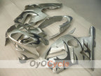 Spritzguss-Verkleidungskit für NINJA ZX-12R, 02-05 - Schwarz, Silber - Werksstil #OYO87906119