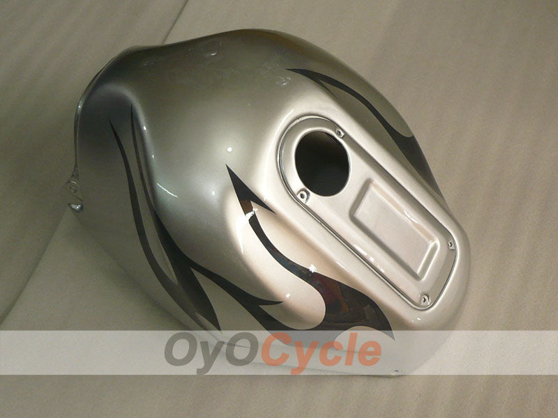 Spritzguss-Verkleidungskit für NINJA ZX-12R, 02-05 - Schwarz, Silber - Werksstil #OYO87906119
