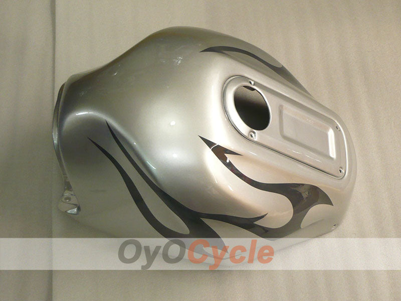 Spritzguss-Verkleidungskit für NINJA ZX-12R, 02-05 - Schwarz, Silber - Werksstil #OYO87906119