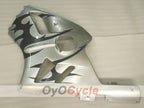 Spritzguss-Verkleidungskit für NINJA ZX-12R, 02-05 - Schwarz, Silber - Werksstil #OYO87906119