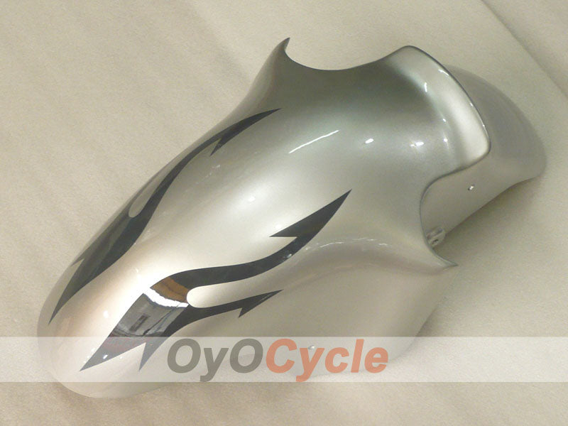 Spritzguss-Verkleidungskit für NINJA ZX-12R, 02-05 - Schwarz, Silber - Werksstil #OYO87906119