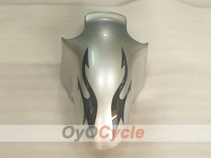 Spritzguss-Verkleidungskit für NINJA ZX-12R, 02-05 - Schwarz, Silber - Werksstil #OYO87906119