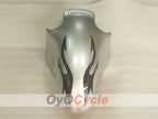 Spritzguss-Verkleidungskit für NINJA ZX-12R, 02-05 - Schwarz, Silber - Werksstil #OYO87906119