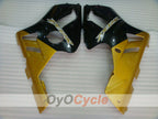 Spritzguss-Verkleidungskit für NINJA ZX-12R, 02-05 - Schwarz, Gold - Werksstil #OYO87906120