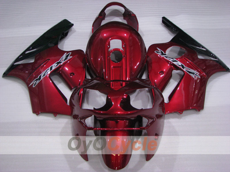 Spritzguss-Verkleidungskit für NINJA ZX-12R, 02-05 - Weinrot - Werksstil #OYO87906121
