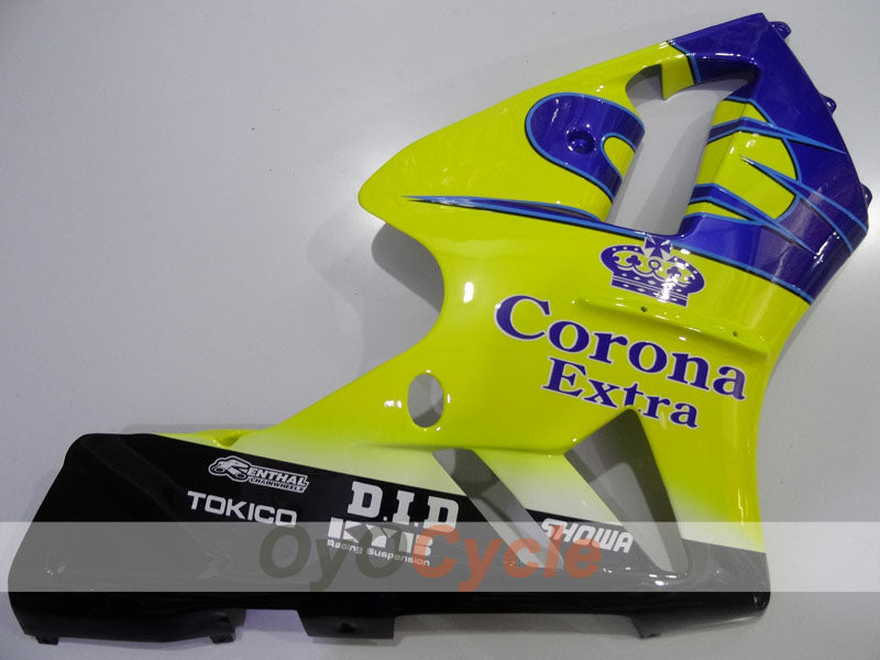 Spritzguss-Verkleidungskit für NINJA ZX-12R, 02-05 - Gelb, Blau - Corona #OYO87906122
