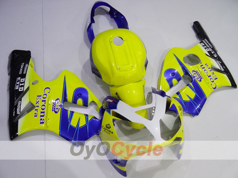 Spritzguss-Verkleidungskit für NINJA ZX-12R, 02-05 - Gelb, Blau - Corona #OYO87906122