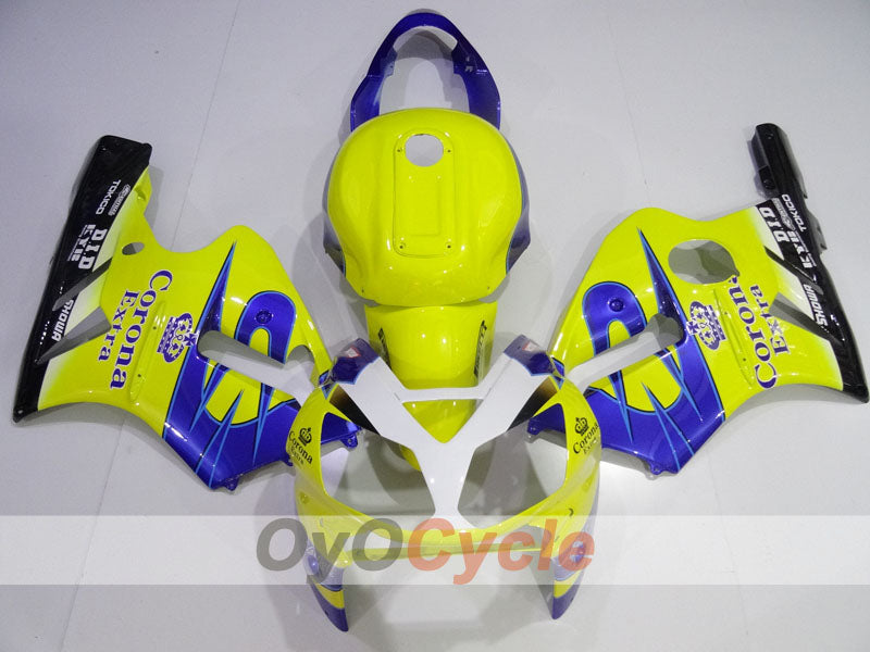 Spritzguss-Verkleidungskit für NINJA ZX-12R, 02-05 - Gelb, Blau - Corona #OYO87906122