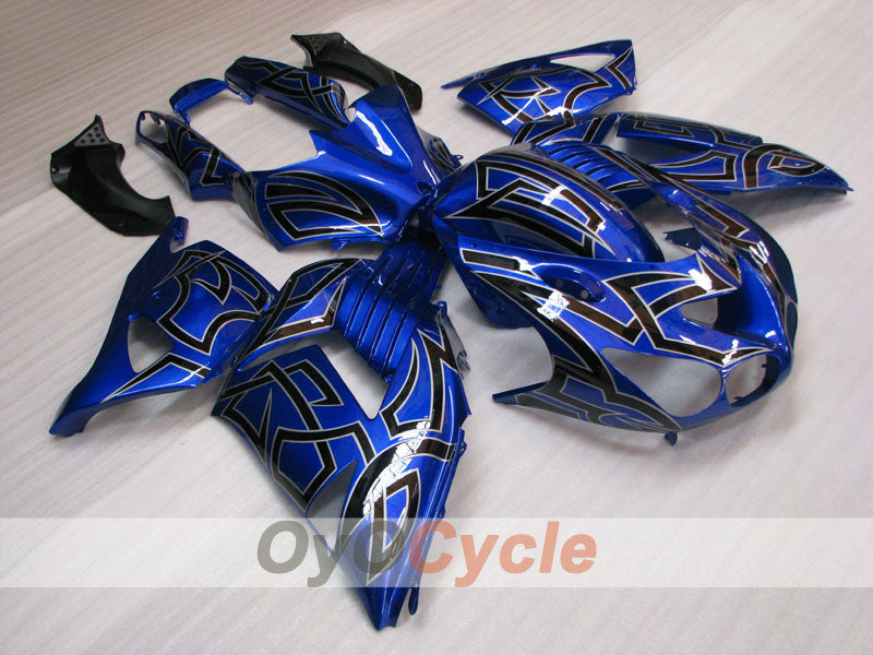 Spritzguss-Verkleidungskit für NINJA ZX-14R, 06-11 - Blau, Schwarz - Individuell gestaltbar #OYO87906125 Hauptbild