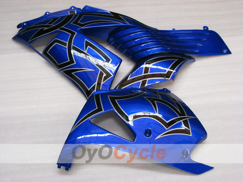 Spritzguss-Verkleidungskit für NINJA ZX-14R, 06-11 - Blau, Schwarz - Individuell gestaltbar #OYO87906125