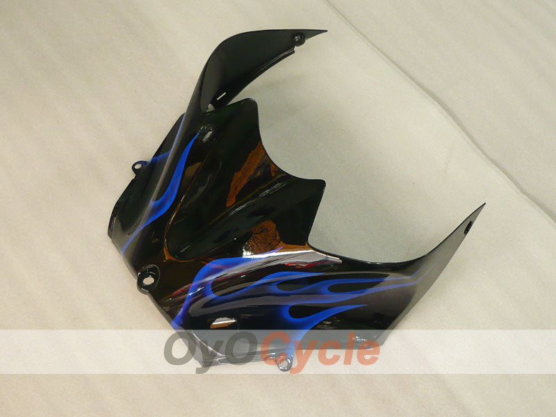 Spritzguss-Verkleidungskit für NINJA ZX-14R, 06-11 - Blau, Schwarz - Flamme #OYO87906127