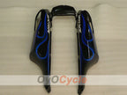 Spritzguss-Verkleidungskit für NINJA ZX-14R, 06-11 - Blau, Schwarz - Flamme #OYO87906127
