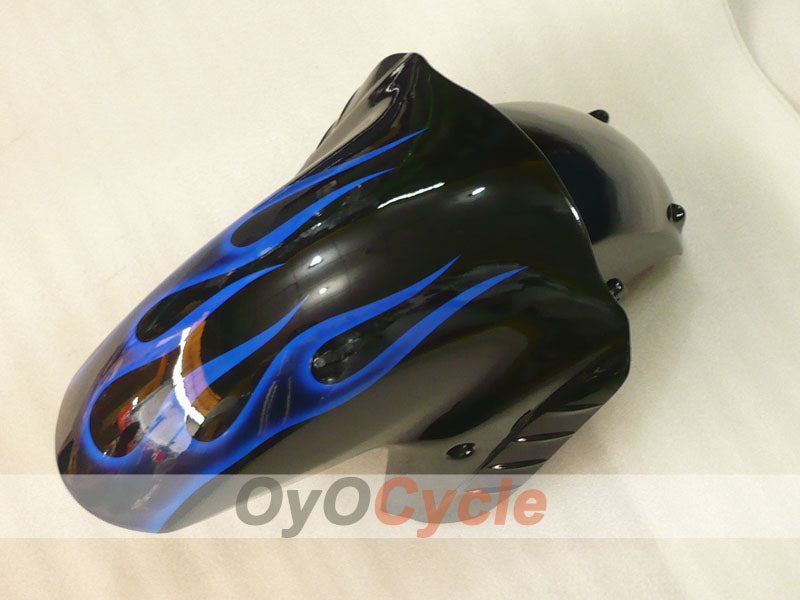 Spritzguss-Verkleidungskit für NINJA ZX-14R, 06-11 - Blau, Schwarz - Flamme #OYO87906127
