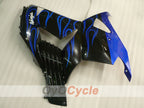 Spritzguss-Verkleidungskit für NINJA ZX-14R, 06-11 - Blau, Schwarz - Flamme #OYO87906127