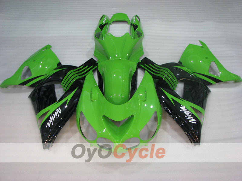 Spritzguss-Verkleidungskit für NINJA ZX-14R, 06-11 - Grün, Schwarz - Individuell gestaltbar #OYO87906129