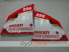 Einspritzverkleidungssatz für Ducati 996, 99-02 - Rot, Weiß - Performance #OYO87906151