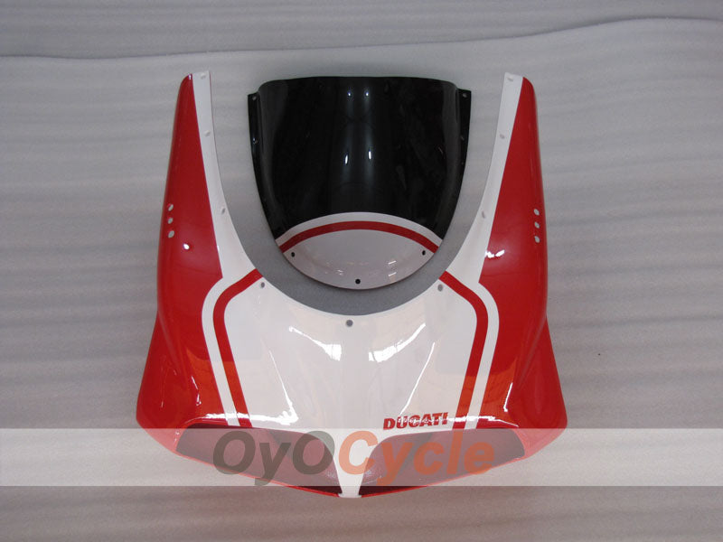 Einspritzverkleidungssatz für Ducati 748, 94-02 - Rot, Weiß, Schwarz - Werksstil #OYO87906154