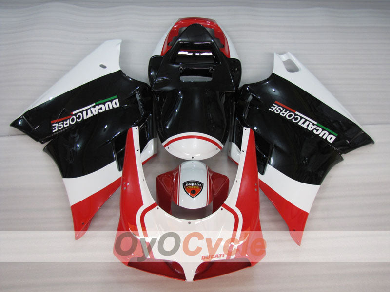 Einspritzverkleidungssatz für Ducati 748, 94-02 - Rot, Weiß, Schwarz - Werksstil #OYO87906154 Zweitbild