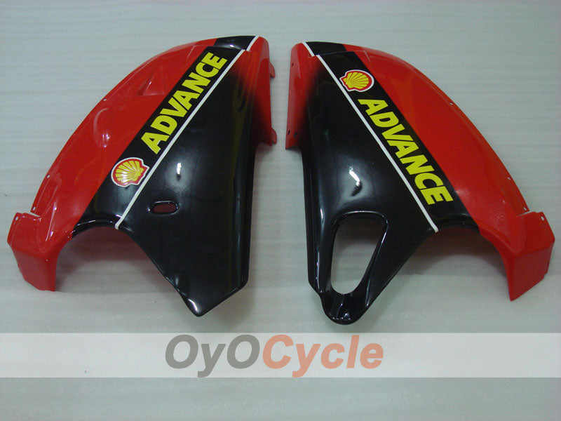 Einspritz-Verkleidungskit für Ducati 748 94-02 - Rot, Weiß, Schwarz - Xerox #OYO87906156