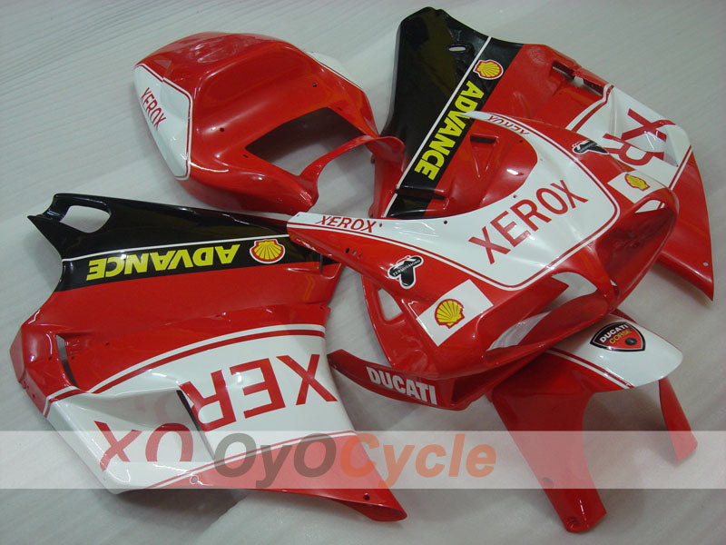 Einspritz-Verkleidungskit für Ducati 748 94-02 - Rot, Weiß, Schwarz - Xerox #OYO87906156 Hauptbild