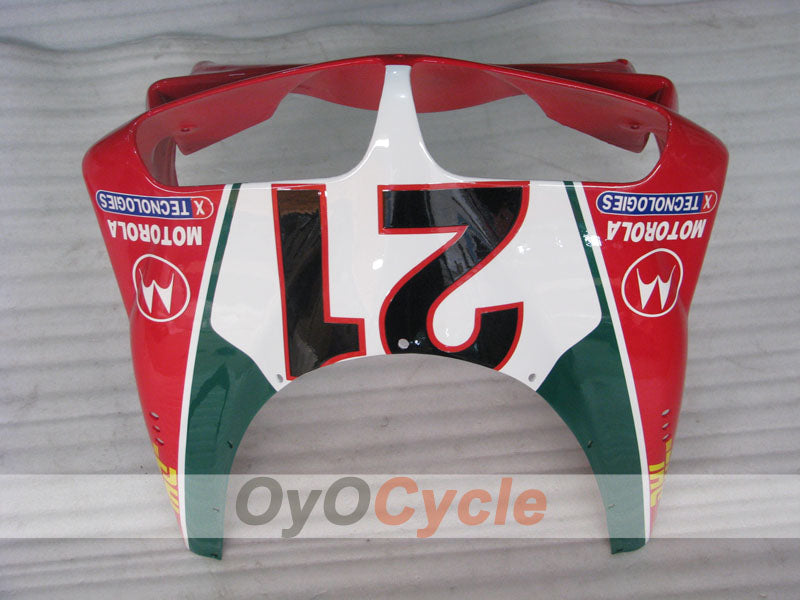 Einspritz-Verkleidungskit für Ducati 748 94-02 - Rot, Weiß, Schwarz - INFO STRADA #OYO87906157
