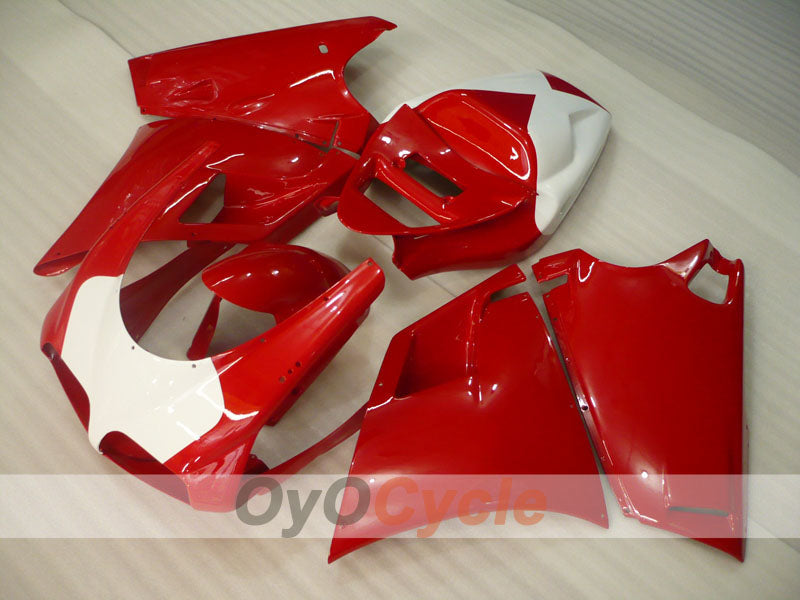 Einspritz-Verkleidungskit für Ducati 748 94-02 - Rot, Weiß - Factory Style #OYO87906158 Hauptbild