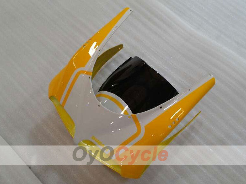 Einspritz-Verkleidungskit für Ducati 748 94-02 - Gelb, Weiß, Schwarz - Factory Style #OYO87906159
