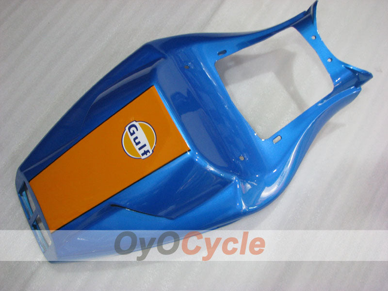 Einspritz-Verkleidungskit für Ducati 748 94-02 - Orange, Blau - Factory Style #OYO87906162