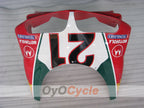 Einspritzverkleidungssatz für Ducati 998 02-04 - Rot, Weiß, Schwarz - INFO STRADA #OYO87906167