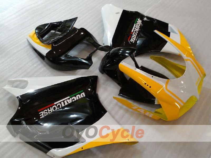 Einspritzverkleidungssatz für Ducati 998 02-04 - Orange, Schwarz - Werksstil #OYO87906169 Zweitbild