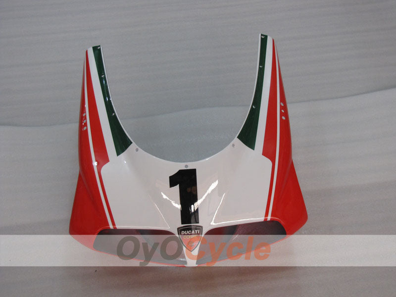 Einspritzverkleidungssatz für Ducati 998 02-04 - Rot, Weiß, Schwarz - Performance #OYO87906171