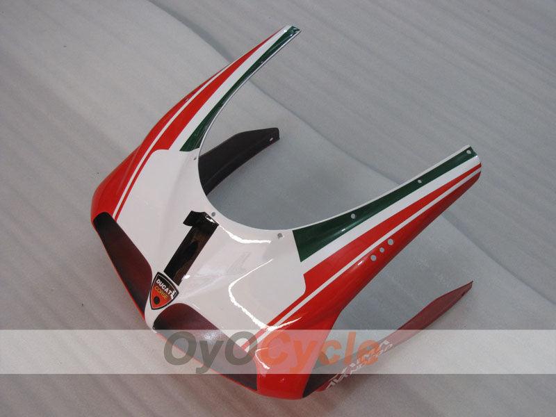 Einspritzverkleidungssatz für Ducati 998 02-04 - Rot, Weiß, Schwarz - Performance #OYO87906171