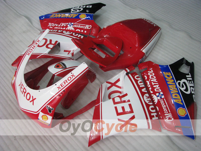 Einspritzverkleidungssatz für Ducati 998 02-04 - Rot, Weiß - Xerox #OYO87906174